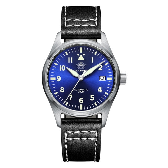 Pilot watch,1940  Leather Waterproof automatic watch