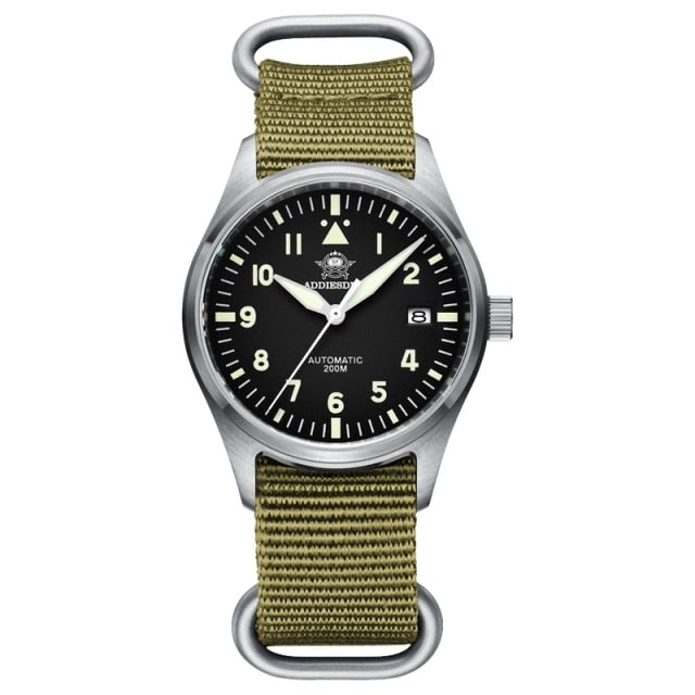 Pilot watch,1940  Leather Waterproof automatic watch