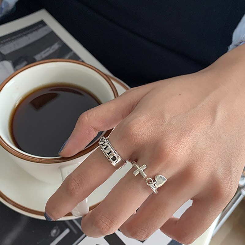 925 Sterling Silver Trendy Rings