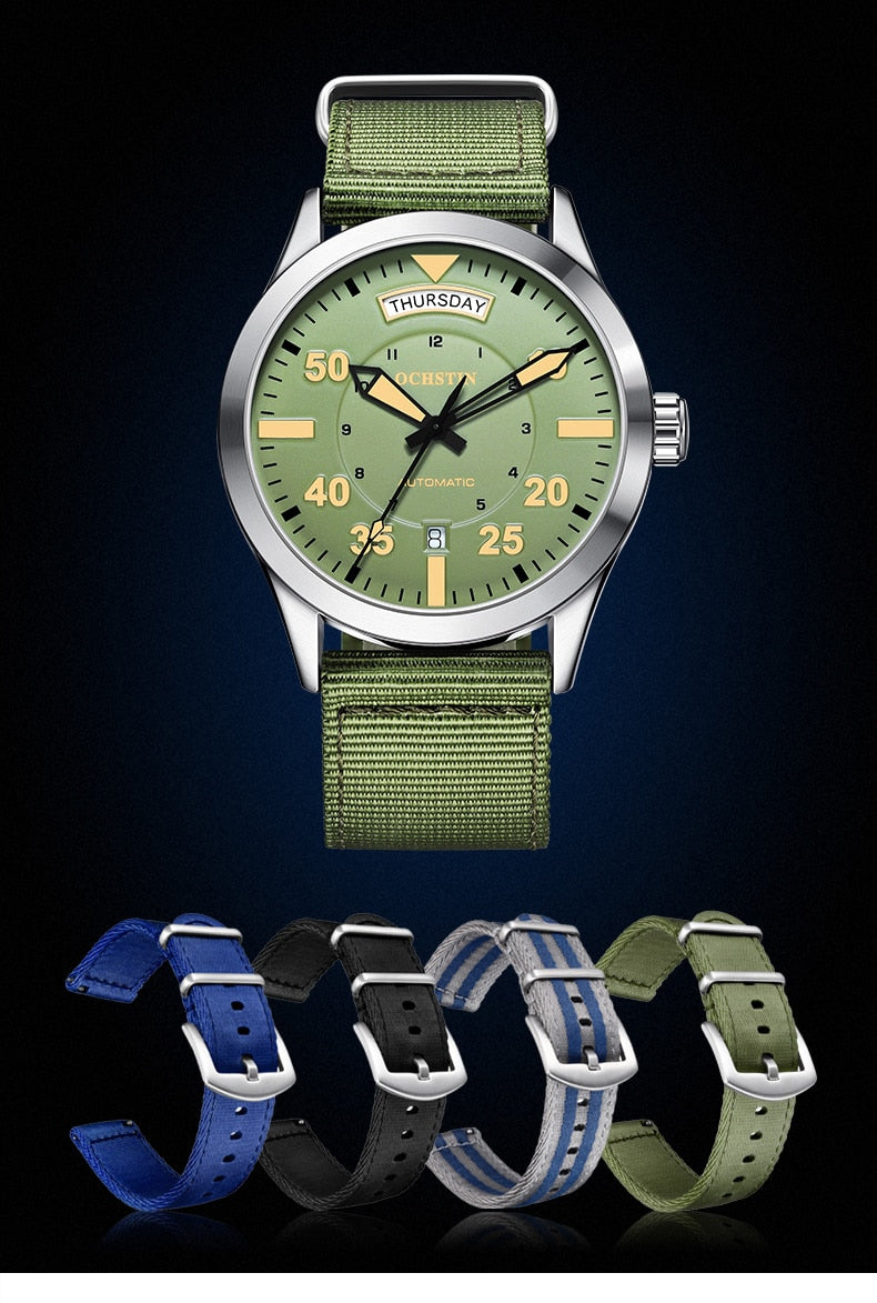 Pilot Automatic Mechanical Wristwatch