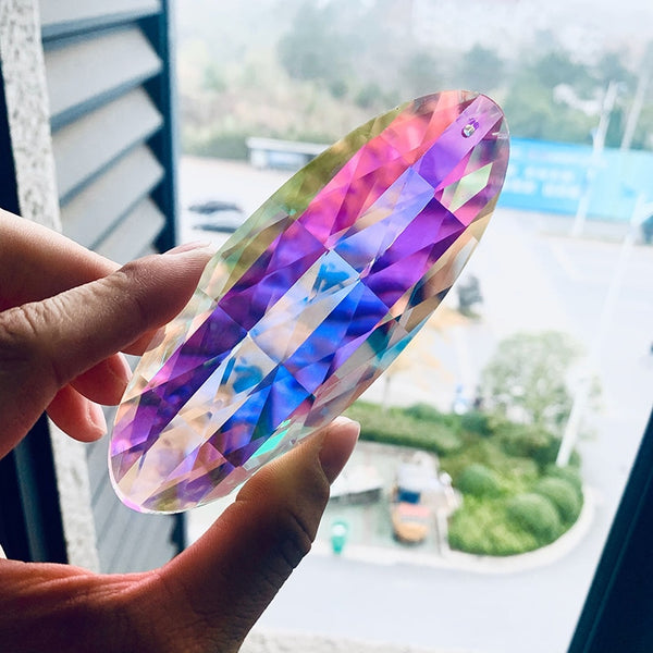 120mm Rainbow Crystal Drop Prism Suncatcher AB-Color