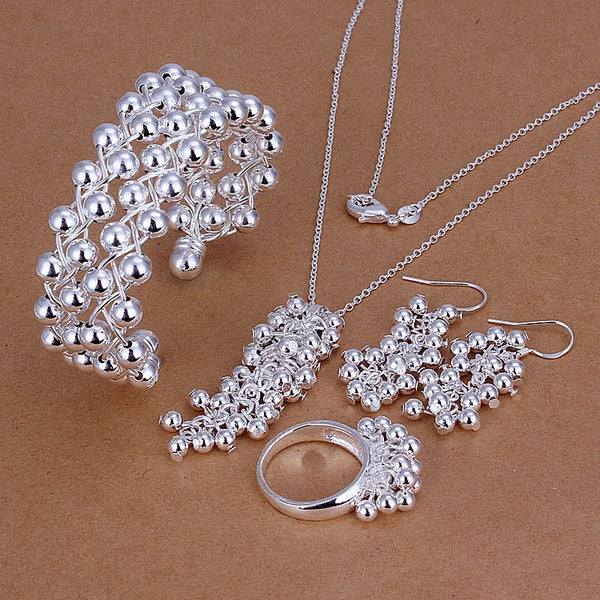 Christmas gift  fashion Silver color jewelry sets