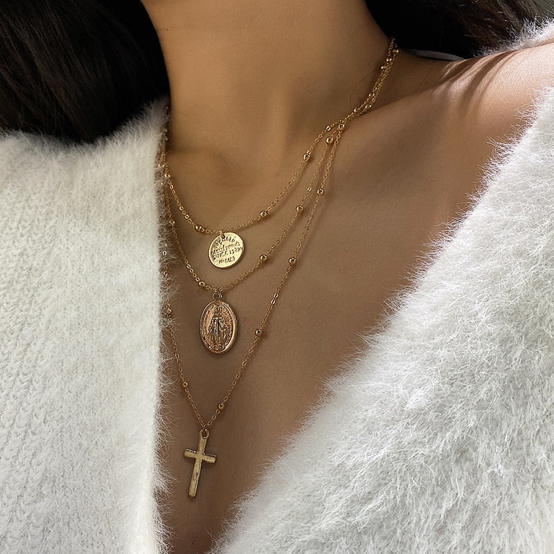 Fashion Multilayer Necklaces Pendants