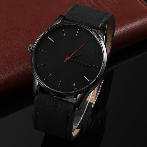 Men's Watch Fashion Leather Quartz Watch Casual Sports Watches