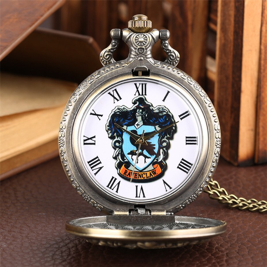 Exquisite Magical School Quartz Pocket Watch