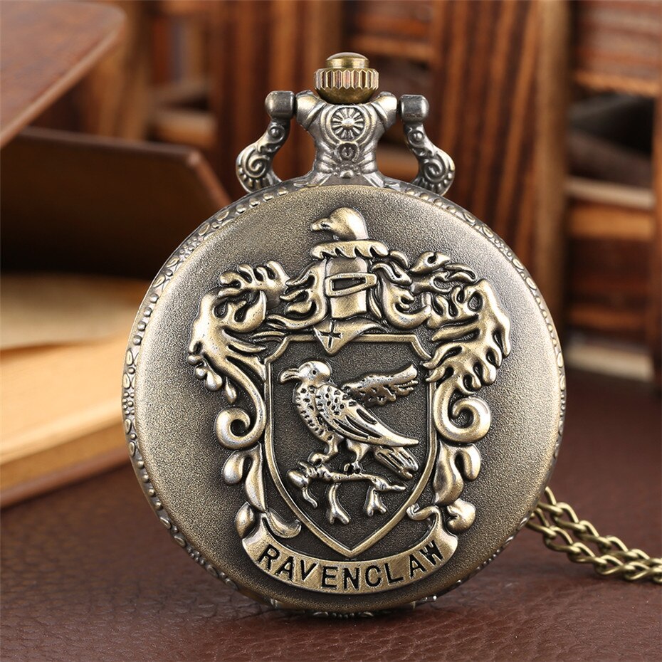 Exquisite Magical School Quartz Pocket Watch