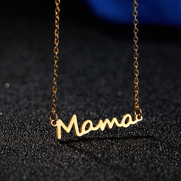 Mother's Day Mama Letter Pendant Necklace