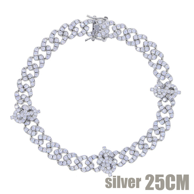 CZ Baguette Anklet Jewelry