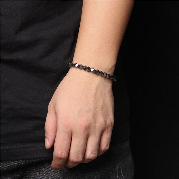 Weight Loss Hematite Braided Bracelets For Women