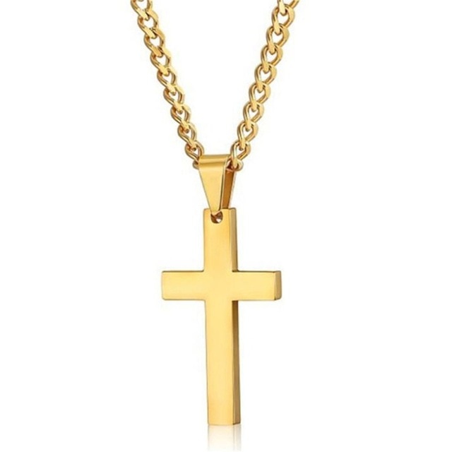 Cross INRI Crucifix Jesus Piece Pendant & Necklace