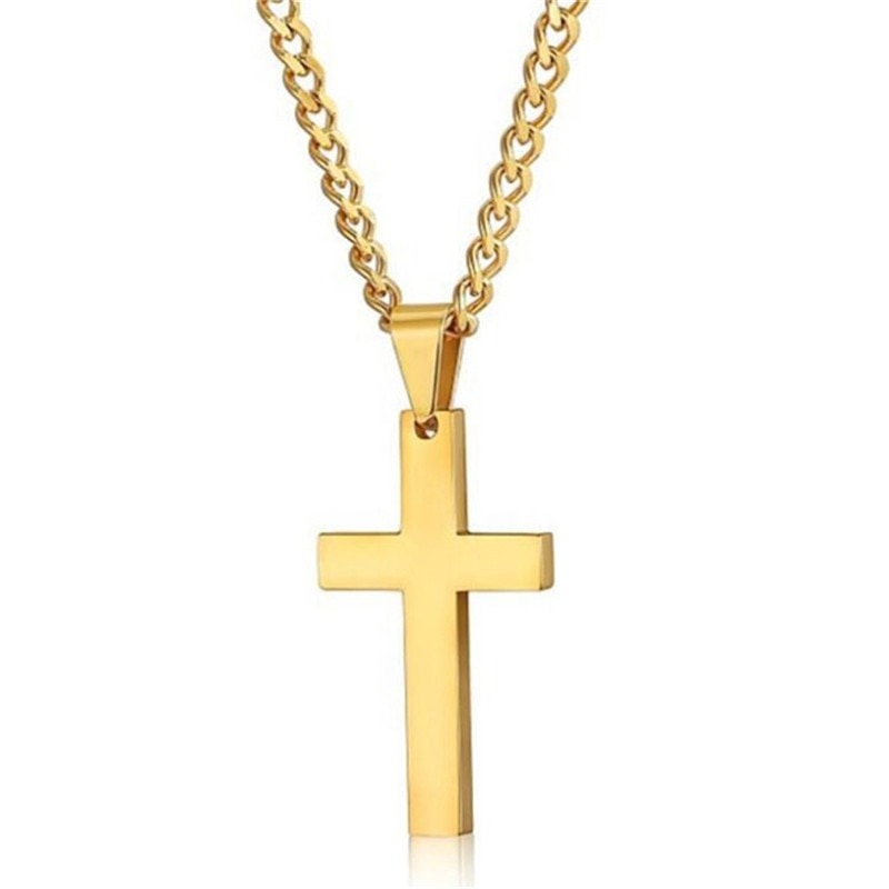 Cross INRI Crucifix Jesus Piece Pendant & Necklace