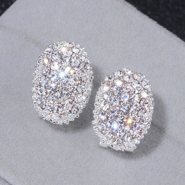 Fashion AAA Cubic Zirconia Stone Stud Earrings