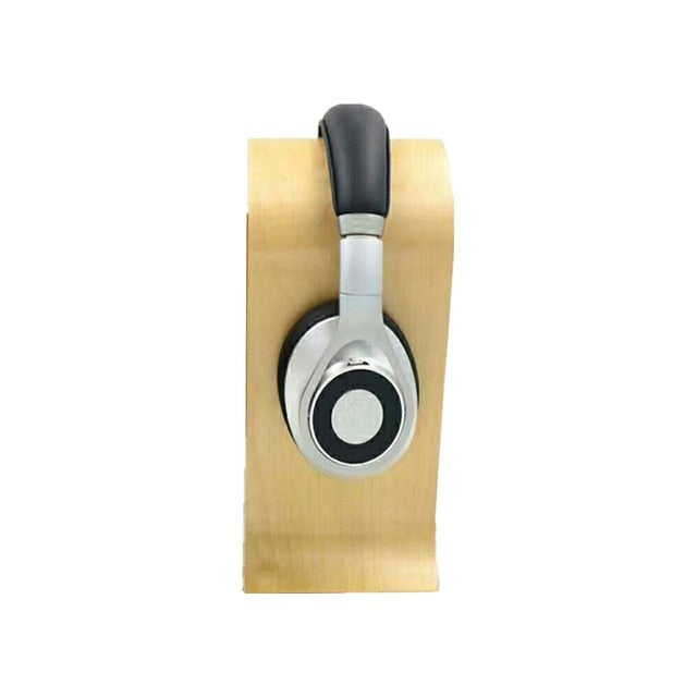 U Shape Wood Headphone Stand