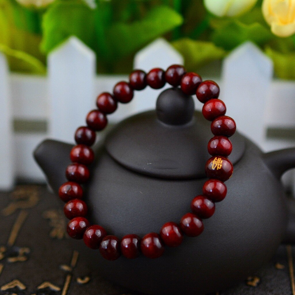 8mm Carved Buddha Dumpy Buddha Bracelet