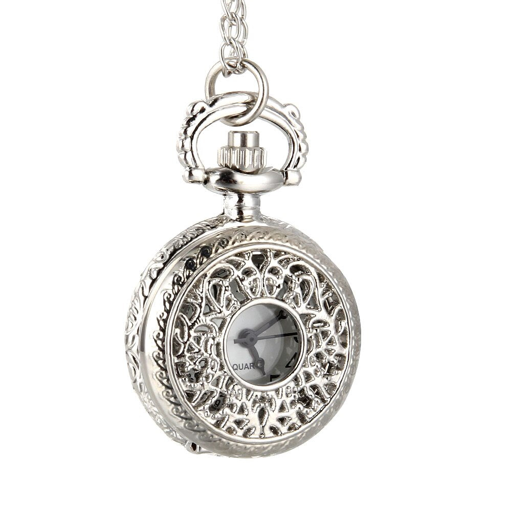 Vintage Alloy  Women Quartz Pocket Watch