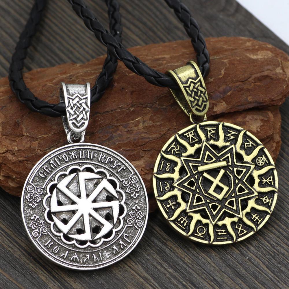 Kolovrat Symbol Charm Male norse Amulet Talisman Pendant