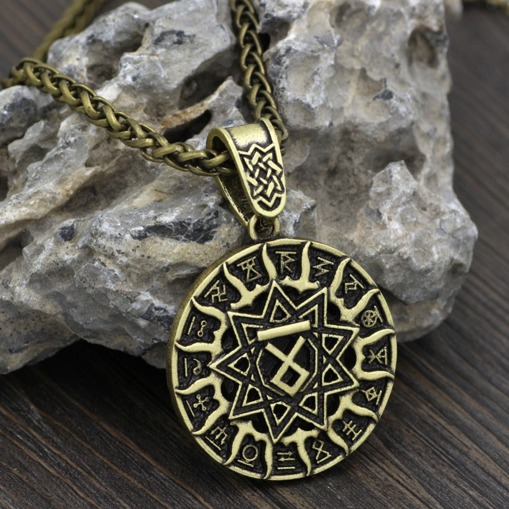 Kolovrat Symbol Charm Male norse Amulet Talisman Pendant