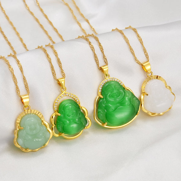 Buddha Pendant Necklaces Women