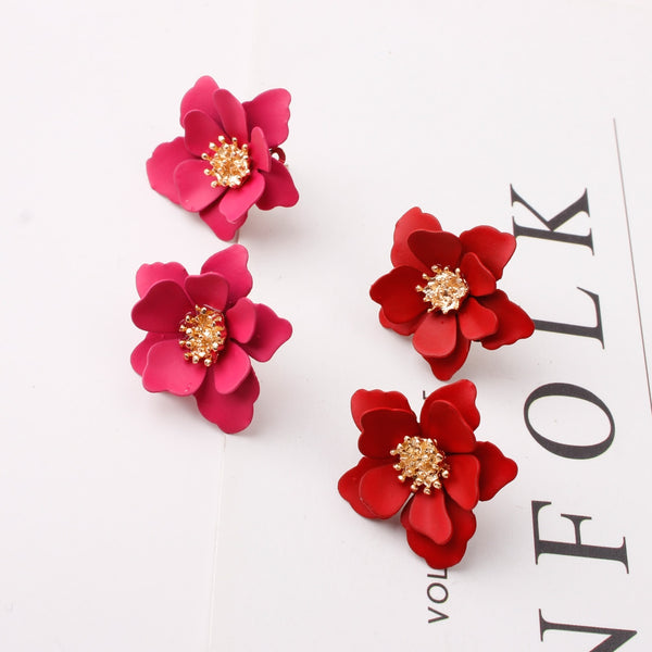 Korean Style Cute Small Flower Stud Earrings