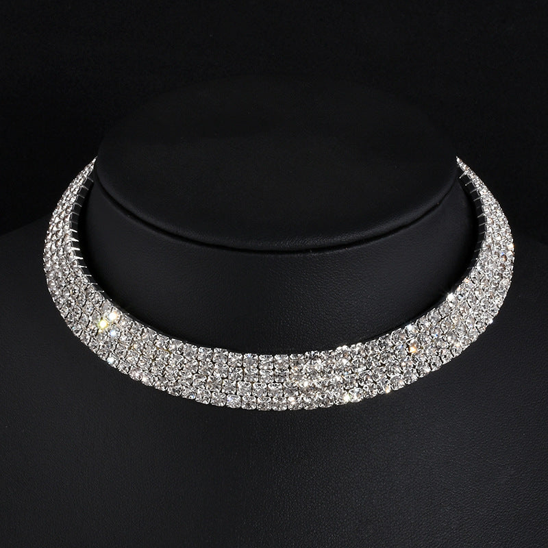 Rhinestone Choker Necklaces