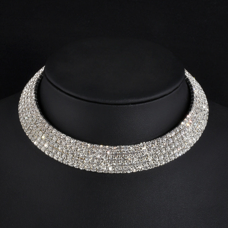 Rhinestone Choker Necklaces