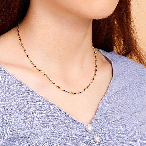 Stainless Steel Beads Chain Necklace