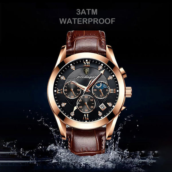 New Fashion Mens Watches Waterproof Luminous TLuxury Quartz Wristwatch