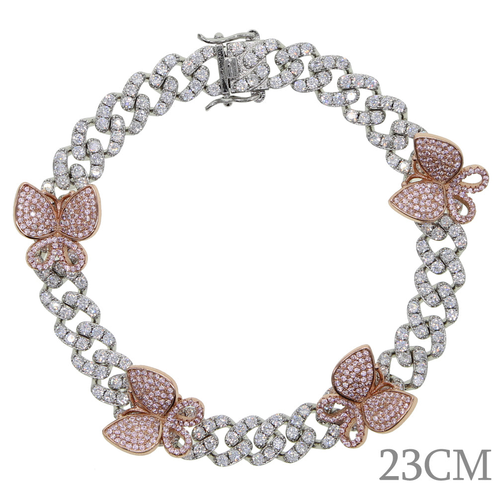 CZ Baguette Anklet Jewelry