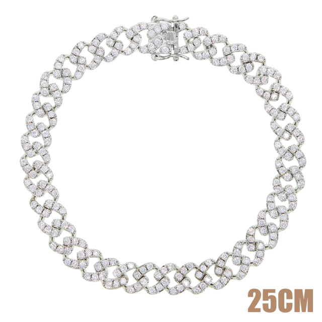 CZ Baguette Anklet Jewelry