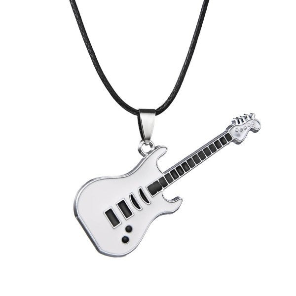 Fashion 316L Stainless Steel Guitar Necklace