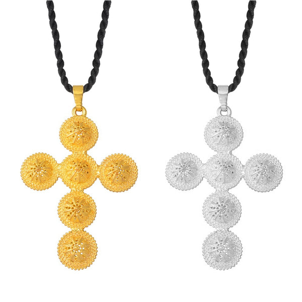 Ethiopian Cross Big Cross Pendant