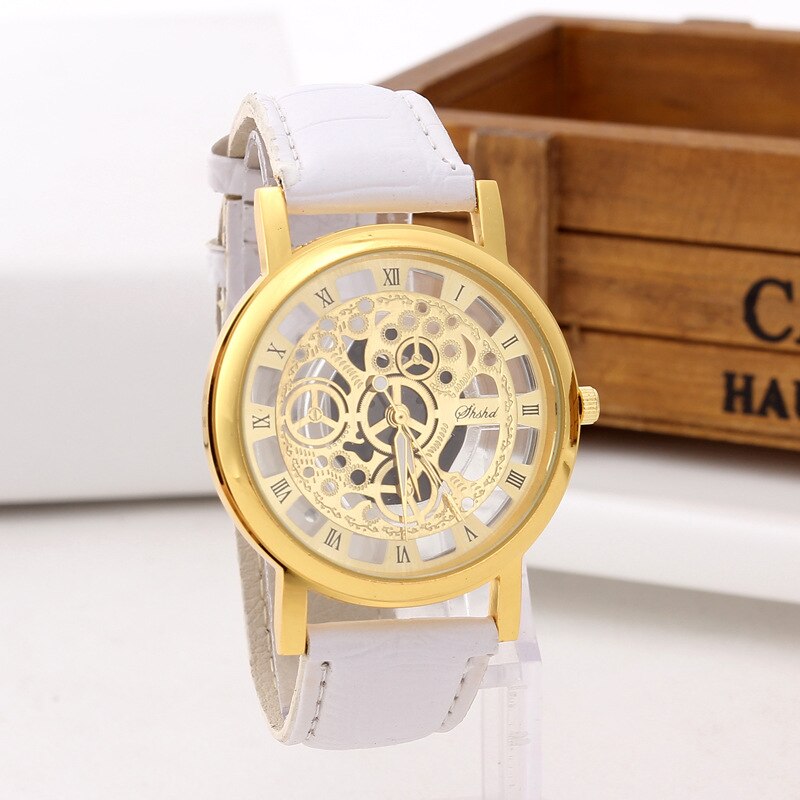 Fashionable casual men's watch hollow out strap watch