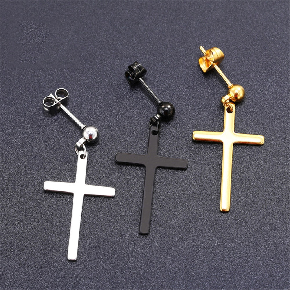 Punk Gothic Stainless Steel Stud Earring