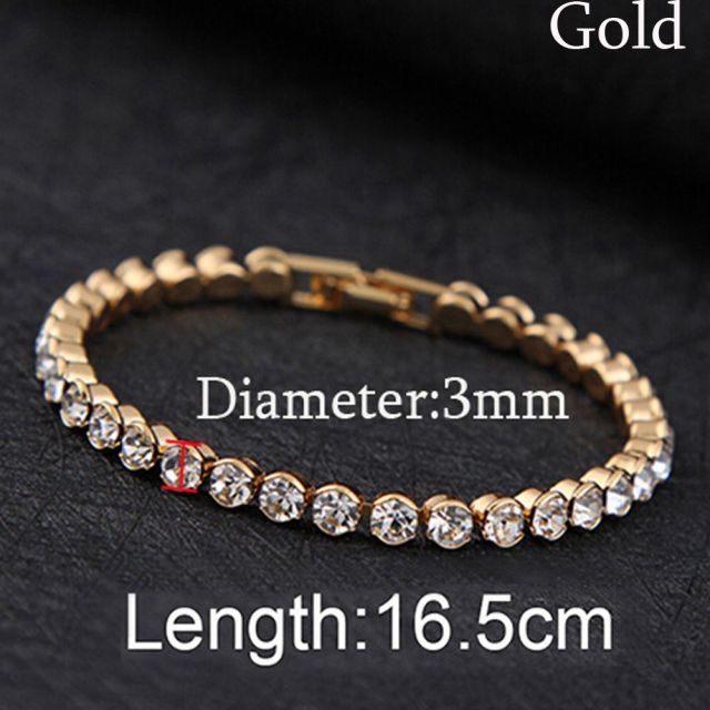 Fashion Hand Chain Crystal Stretch Shine Bracelets For Women