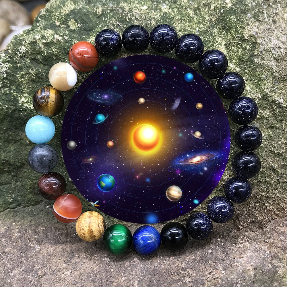 Universe Yoga Chakra Solar System Bracelet