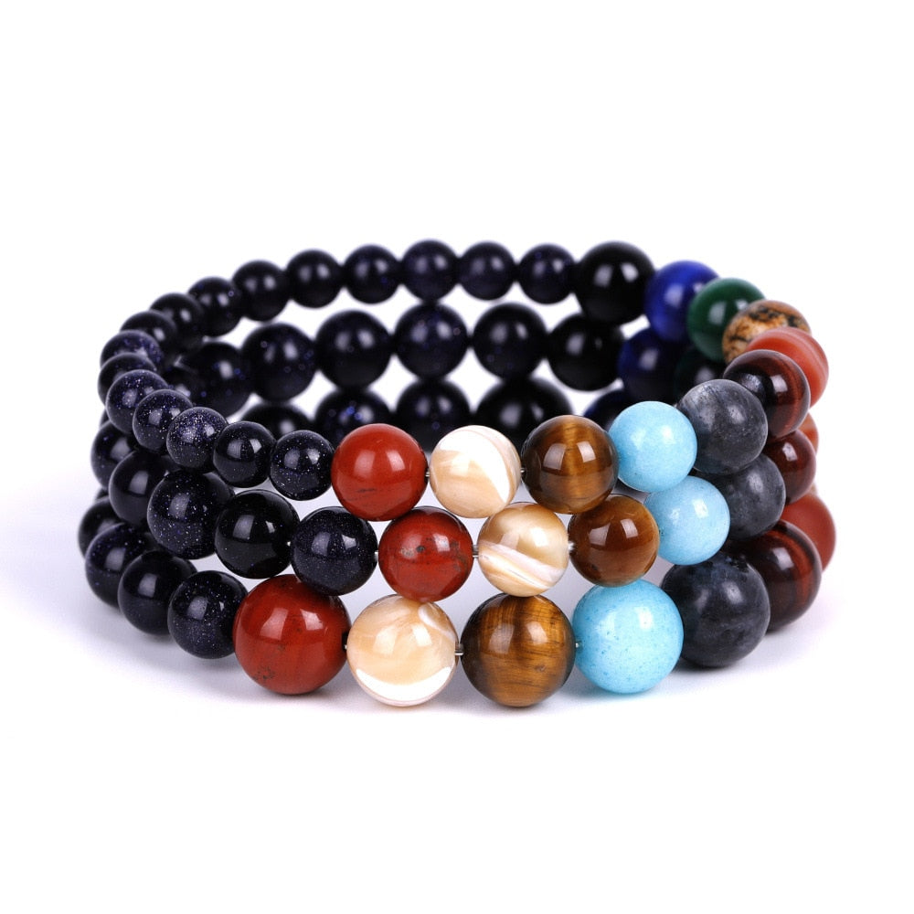 Universe Yoga Chakra Solar System Bracelet