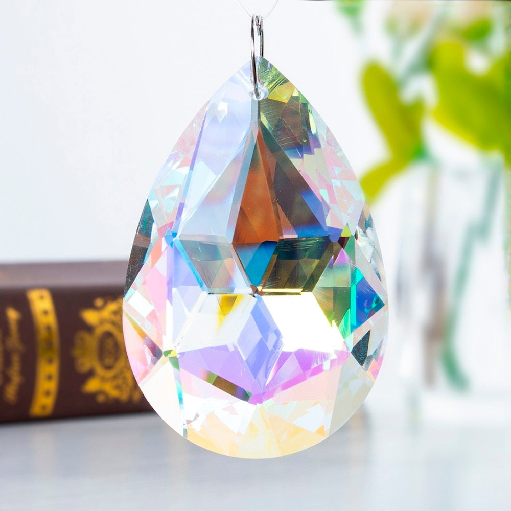 Crystal Drops Chandelier  Prisms DIY Hanging Suncatcher