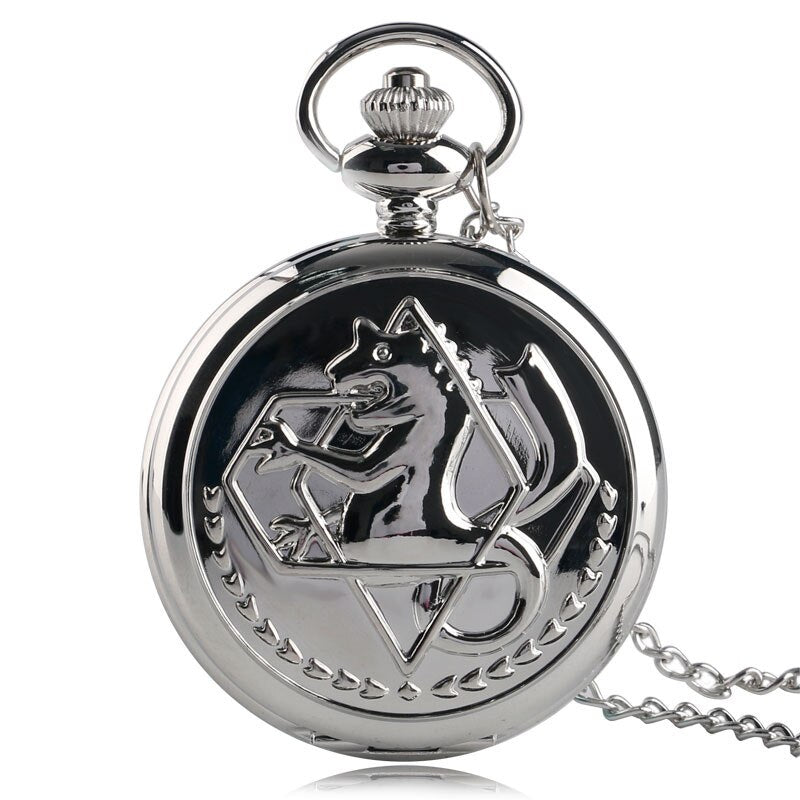 Antique Pocket Style Cartoon Fullmetal Alchemist Quartz Watch