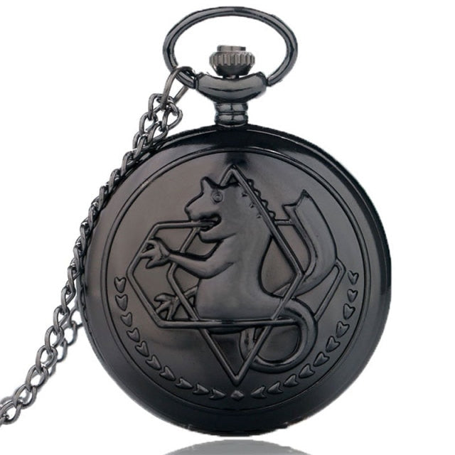 Antique Pocket Style Cartoon Fullmetal Alchemist Quartz Watch