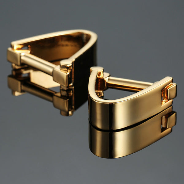 new fashionable gold cufflinks