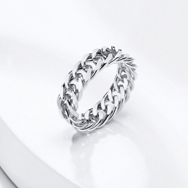 Cuban Chain Ring for Women