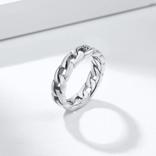 Cuban Chain Ring for Women