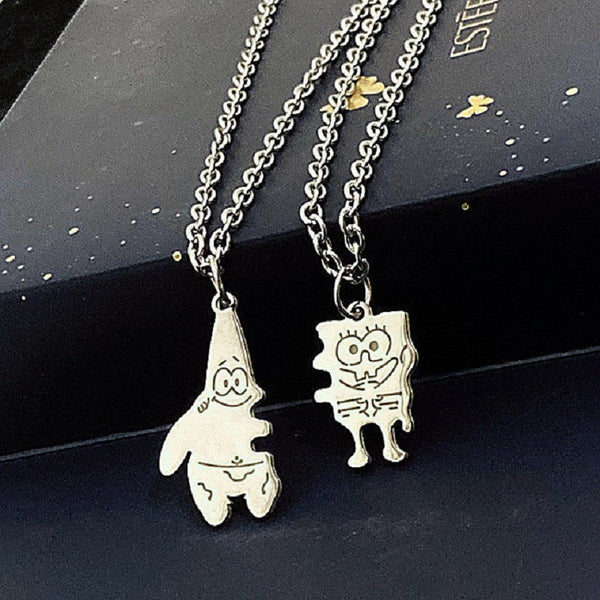 Fashion Best Friends Love Couple Pendant Necklace