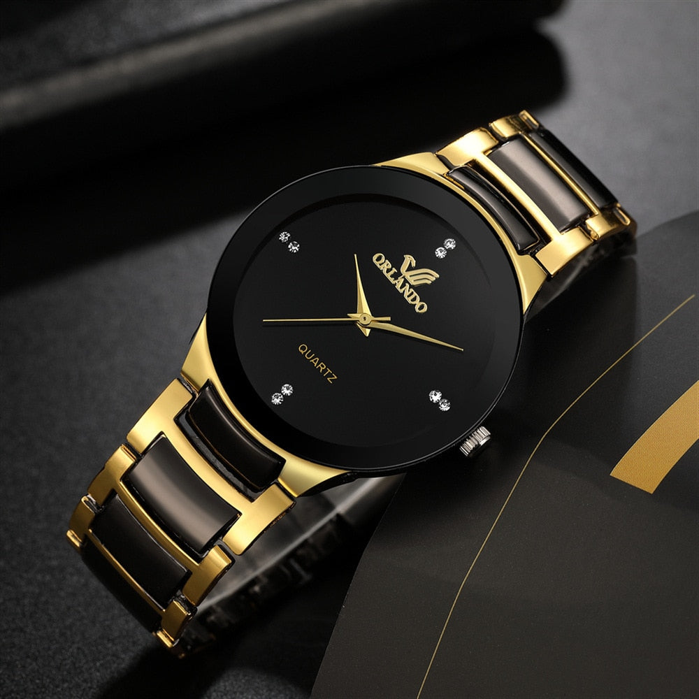 Men Stainless Steel Quartz Watch