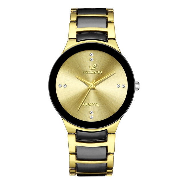 Men Stainless Steel Quartz Watch