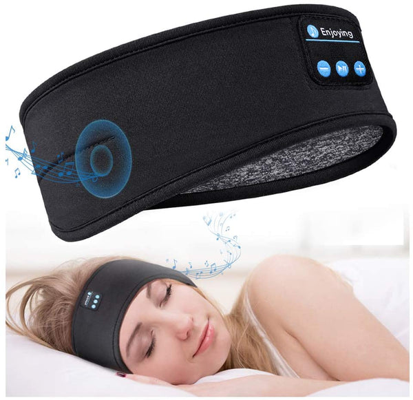 Bluetooth Sleep Headphones- Good Sleep with Comfy Eye Cover and Music