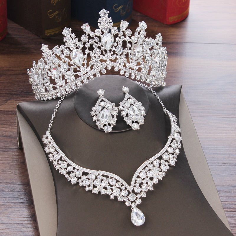 Gorgeous Crystal AB Bridal Jewelry Sets