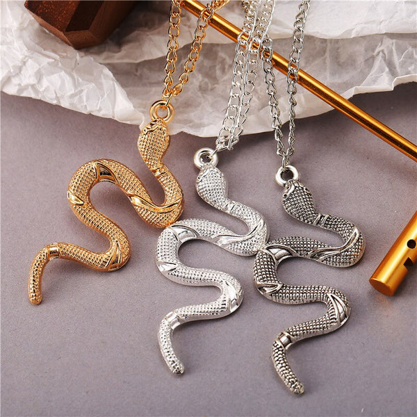 New Animal Snake Dangle Women Pendant Necklace