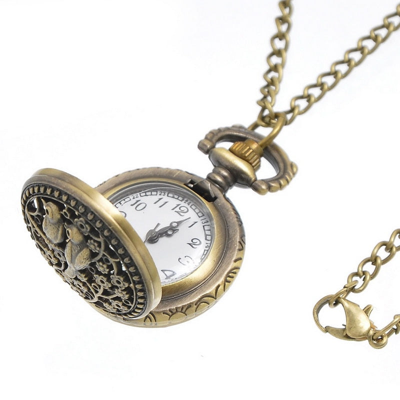 Fashion Quartz Movement Vintage Pocket Watch