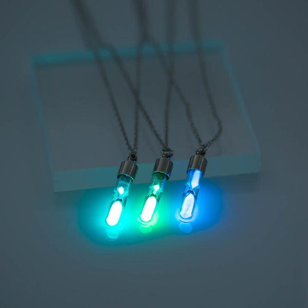 fashion hourglass Luminous  Pendant  Necklace